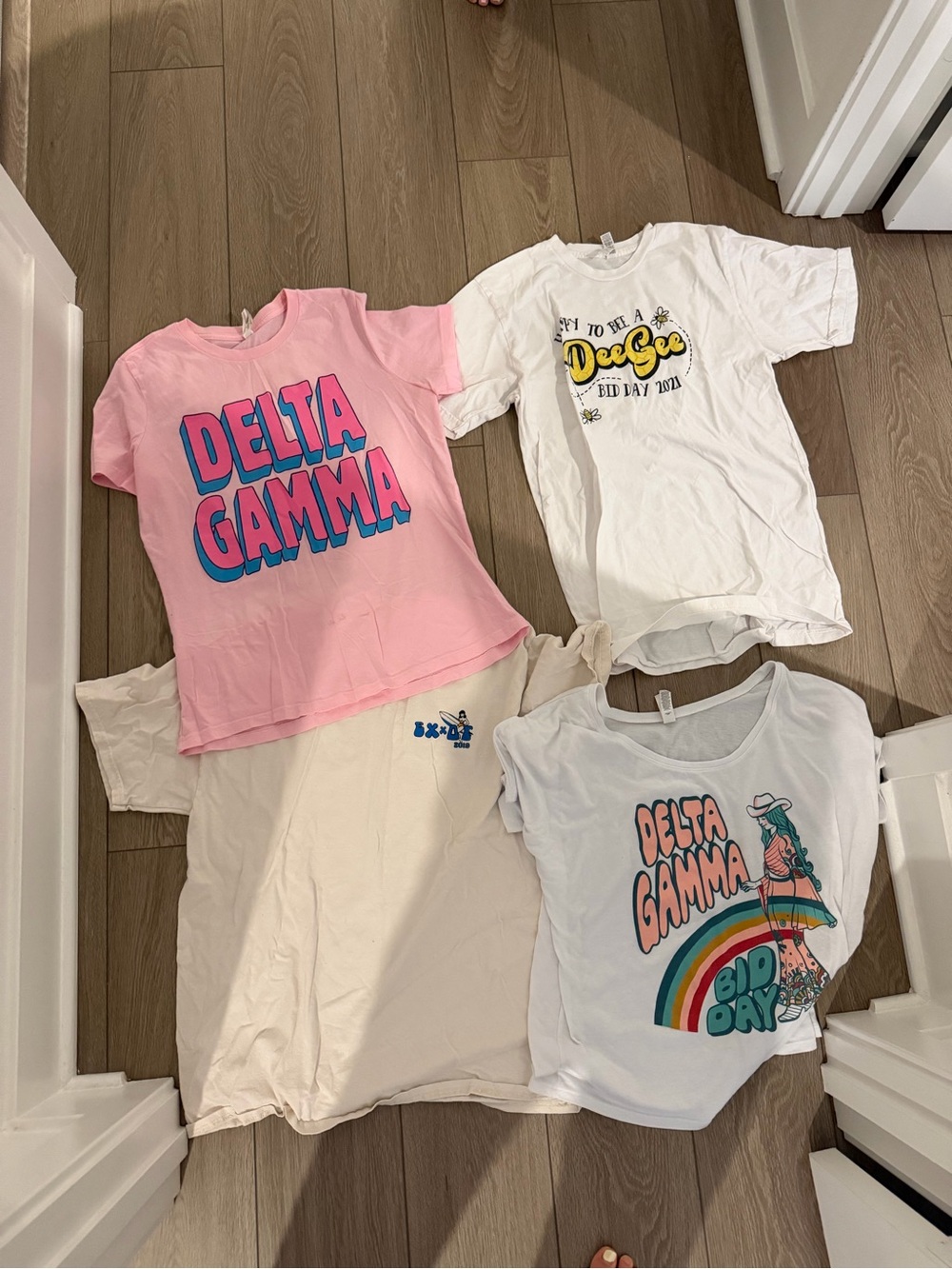 Delta Gamma Graphic Tee Bundle all size Medium
